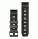 QuickFit 26 mm Watch Bands - Olive Drab/Black silicone - 010-13393-12 - Garmin